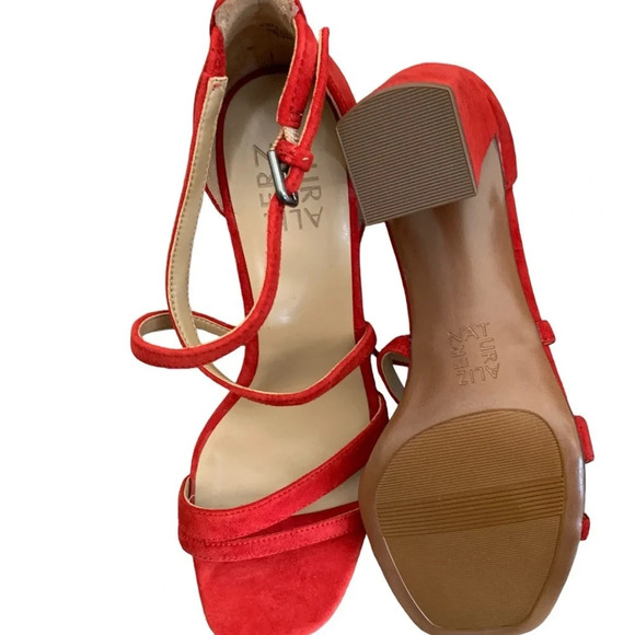 Naturalizer Tiff Leather Heal 6.5 Red New - Picture 9 of 10